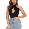 Summer Tops Sexy Wholesale Womens Clothing Sexy Streetwear Solid Color Tank Tops